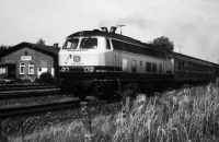 Ausfahrt nach Bad Oldesloe (Graustufen)