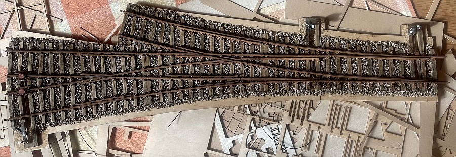CAD-Zeichnnung der Weiche